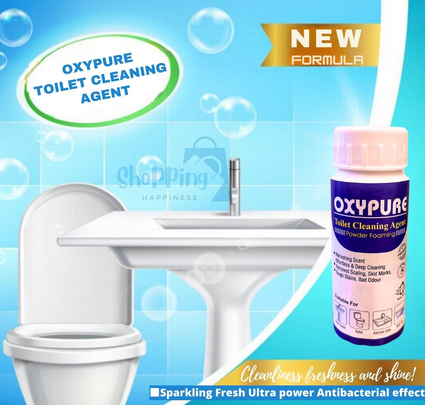 OxyPure Toilet Cleaning (Buy 1 Get 1 Free)